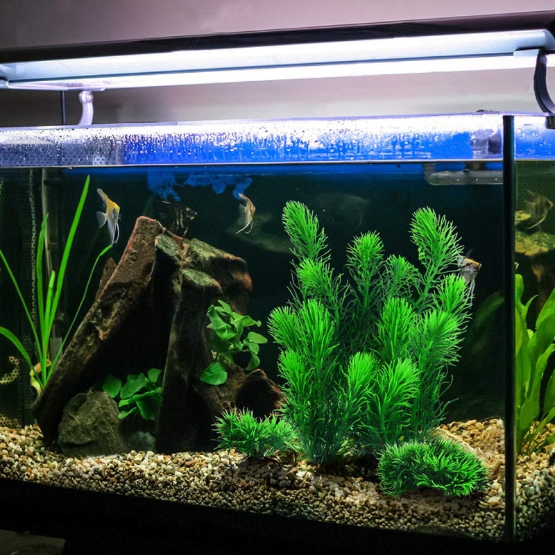 MyLifeUNIT Aquarium Plants, Artificial Aquarium Decorations for Fish Tank Decor, Pack of 4 - Image 4